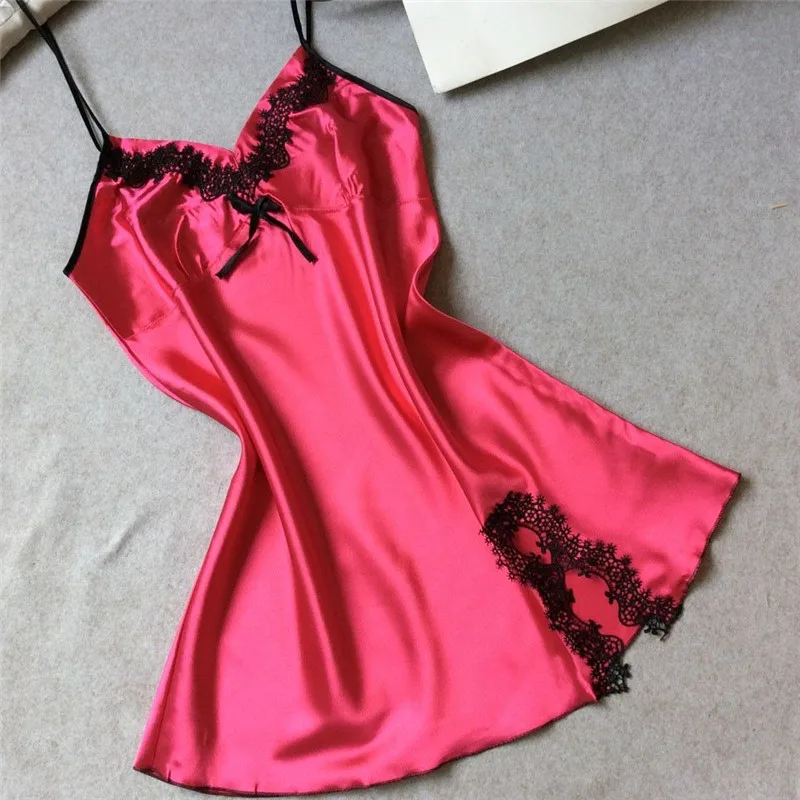Summer Women Silk Nightdress Sexy Nighty Nightgown Lady Nightwear Babydoll Dress Female Big Size Night Home Cloth
Summer Women Silk Nightdress Sexy Nighty Nightgown Lady Nightwear Babydoll Dress Female Big Size Night Home Cloth