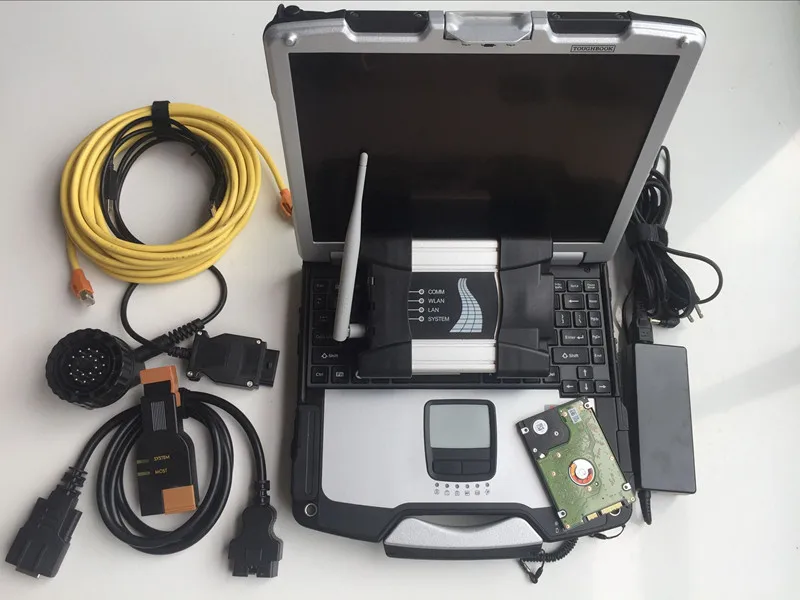 Автомобильный диагностический инструмент для B WM Wifi Icom Next с новейшим программным обеспечением Inpa в новом жестком диске и б/у CF30
Автомобильный диагностический инструмент для B WM Wifi Icom Next с новейшим программным обеспечением Inpa в новом жестком диске и б/у CF30