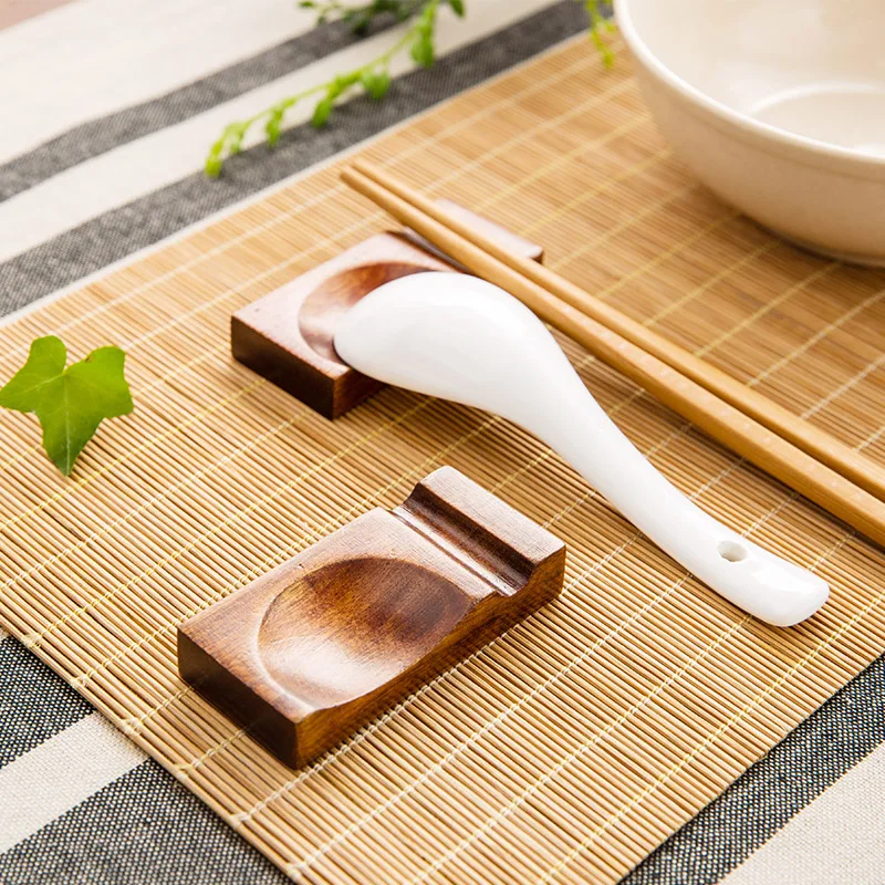 1 шт. креативная деревянная посуда палочки для еды подушка держатель японских