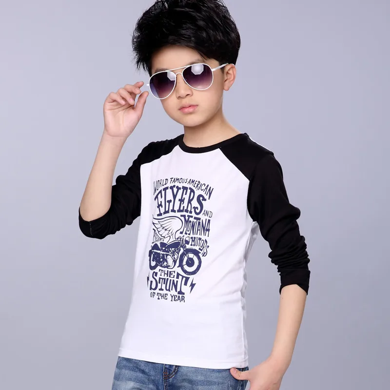 Boys Long Sleeve T Shirt Cotton Spring Big Kids Cartoon Sweatshirts Stitching Autumn 2019 New Children's Clothing For 4 to 14yrs
Boys Long Sleeve T Shirt Cotton Spring Big Kids Cartoon Sweatshirts Stitching Autumn 2019 New Children's Clothing For 4 to 14yrs