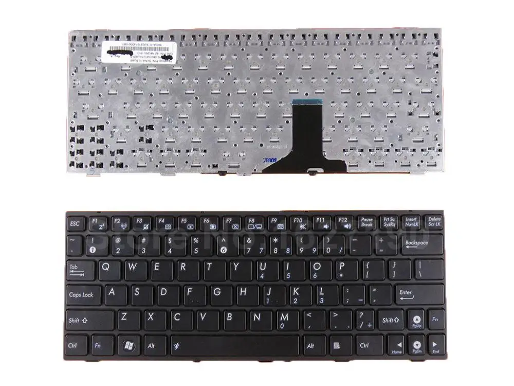 

US Keyboard For ASUS EPC 1005PEB BLACK FRAME BLACK New Laptop Keyboards With