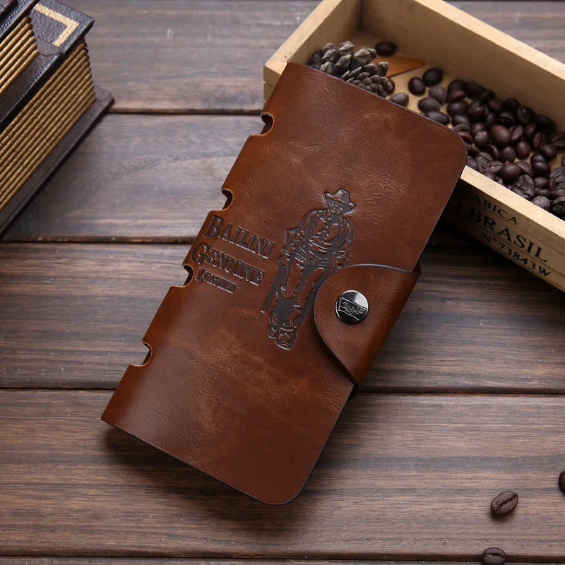 2019 Classic Vintage Man Hasp Hunter Cowboy Bailini Brand Long Leather Wallet Clutch with Coin Purse Pocket Leather Clutch Bags
2019 Classic Vintage Man Hasp Hunter Cowboy Bailini Brand Long Leather Wallet Clutch with Coin Purse Pocket Leather Clutch Bags