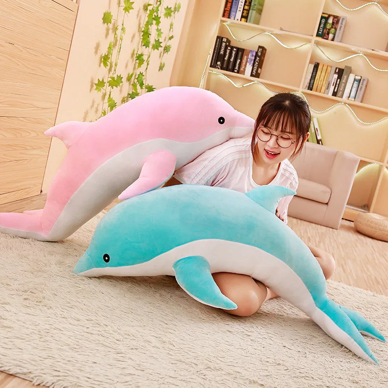 New Arrived Dolphins Plush Toy Dolphin Soft Stuffed Toy Pink and Blue Color Dolphin Doll Gift For Girls And Kids Birthday
New Arrived Dolphins Plush Toy Dolphin Soft Stuffed Toy Pink and Blue Color Dolphin Doll Gift For Girls And Kids Birthday