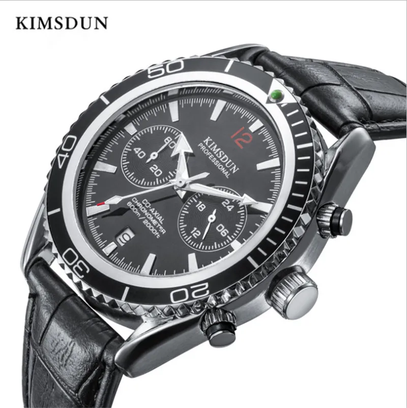 Mens KIMSDUN Military Sport Date Analog Quartz Wrist Watch Fashion Leather Men Relogio Masculino Casual Male Clock Wristwatch
Mens KIMSDUN Military Sport Date Analog Quartz Wrist Watch Fashion Leather Men Relogio Masculino Casual Male Clock Wristwatch