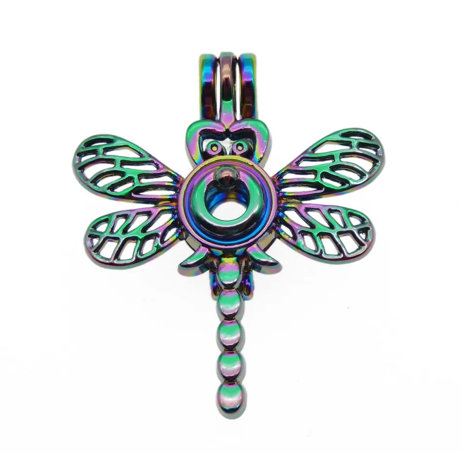 10pcs Rainbow Color Zinc Alloy Pearl Cage Pendants Dragonfly Aromatherapy Essential Oil Diffuser Jewelry Necklace DIY Jewelry
10pcs Rainbow Color Zinc Alloy Pearl Cage Pendants Dragonfly Aromatherapy Essential Oil Diffuser Jewelry Necklace DIY Jewelry