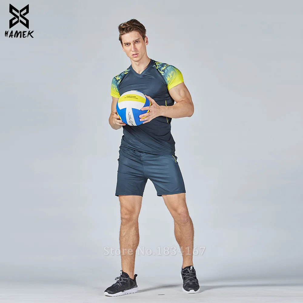 Новинка 2018/19 спортивные мужские футболки для волейбола по индивидуальному