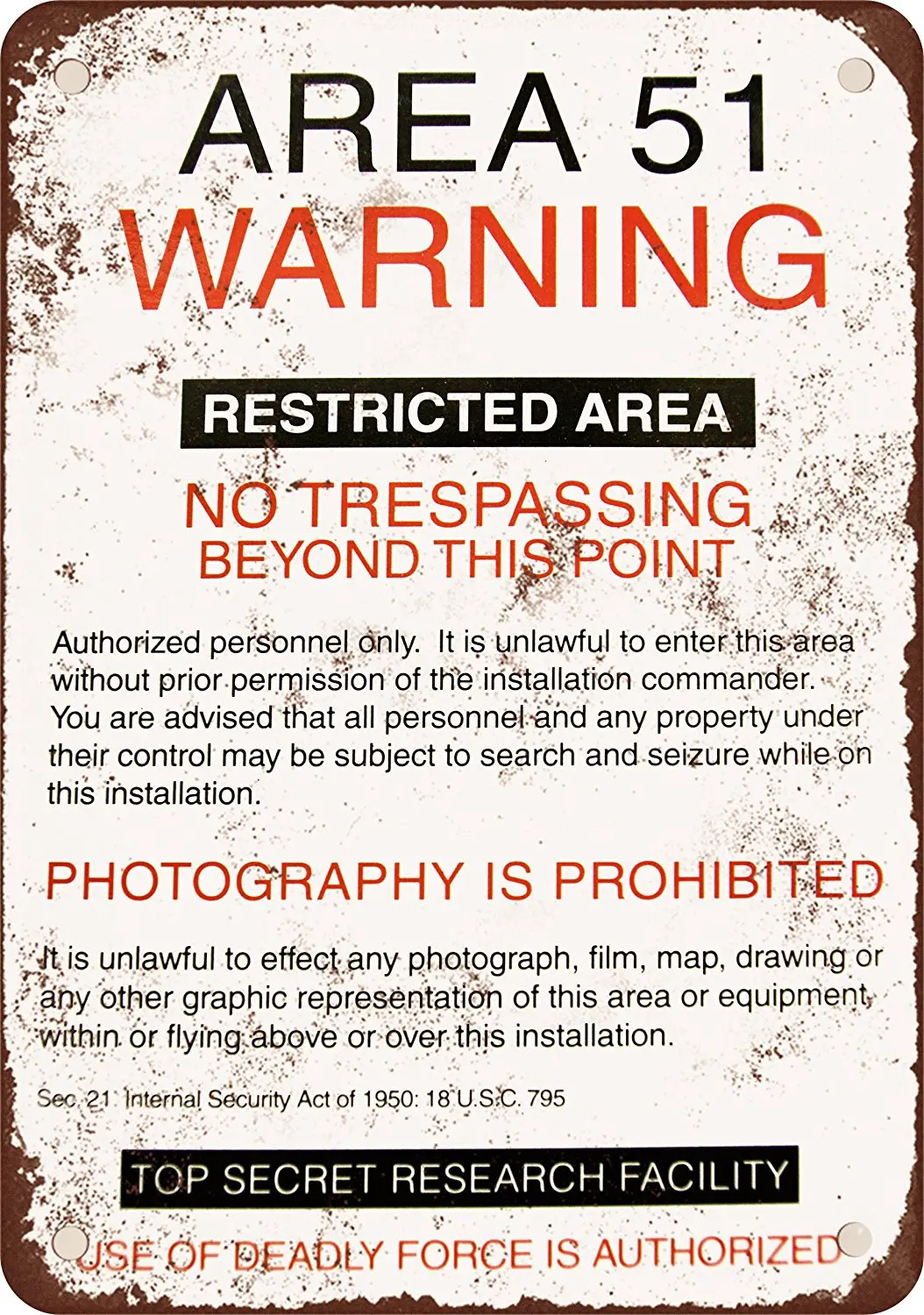 ZJY Area 51 Предупреждение ительный Доджерс дудуит это винтажные металлические знаки