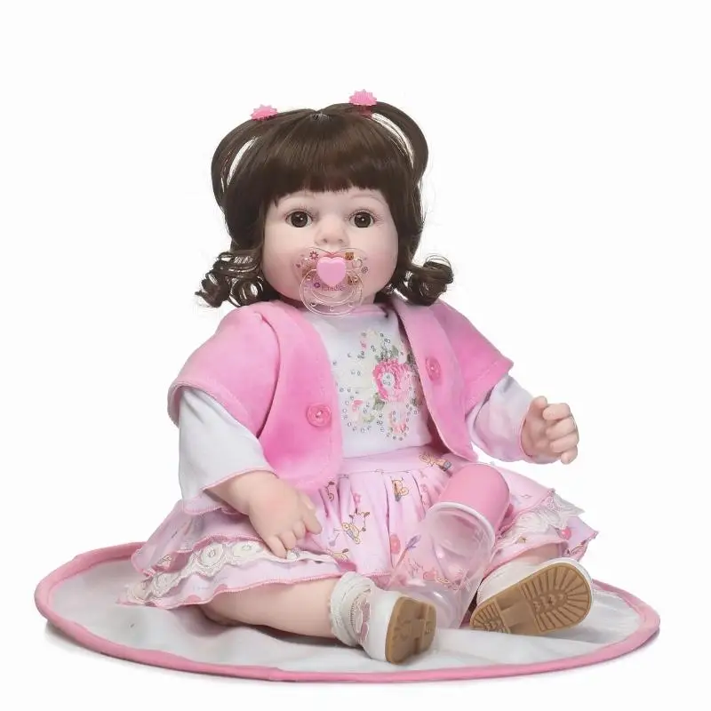 22inch Handmade Reborn Dolls 55cm Realistic Soft Silicone Vinyl Baby Dolls BeBe Reborn Fashion Gift Children Birthday Christmas
22inch Handmade Reborn Dolls 55cm Realistic Soft Silicone Vinyl Baby Dolls BeBe Reborn Fashion Gift Children Birthday Christmas