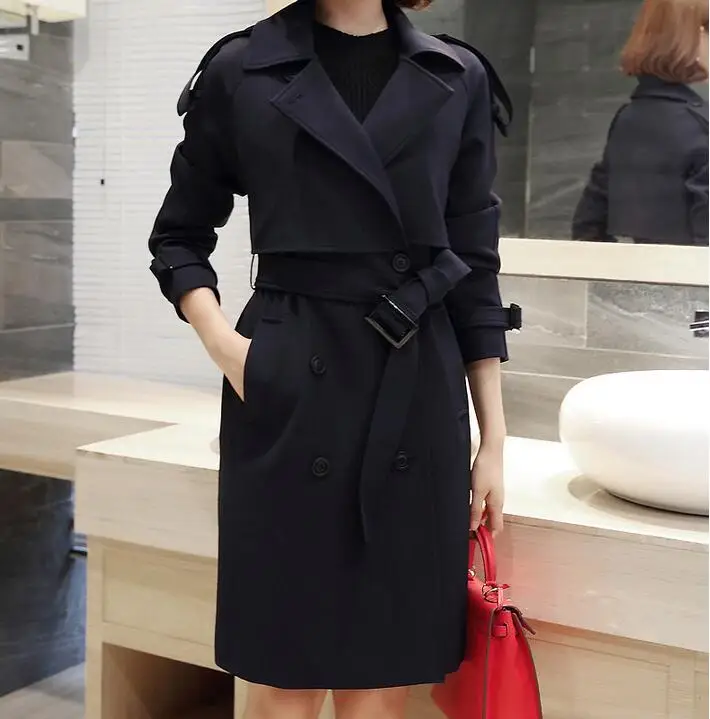 XS--XXL / HOT / Spring Women New Fashion Long Double-breasted Coat Cultivate One's Morality Show Thin Big Yards
XS--XXL / HOT / Spring Women New Fashion Long Double-breasted Coat Cultivate One's Morality Show Thin Big Yards