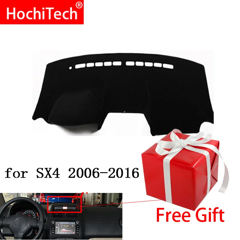 Для Suzuki SX4 2006 2016 чехлы на приборную панель автомобиля с правым и левым приводом