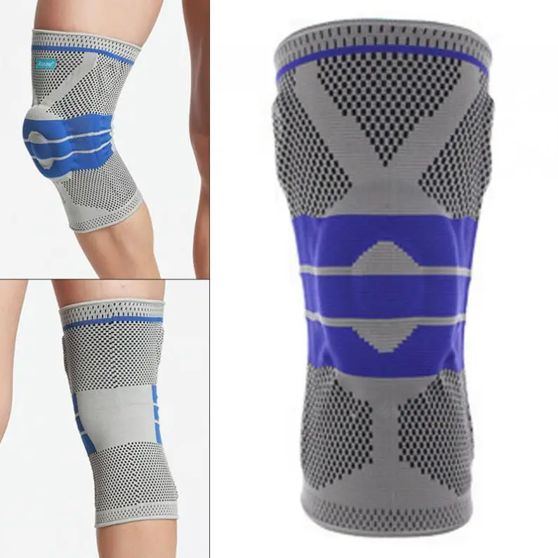 1PCS Weaving Silicone Knee Pads Supports Brace Volleyball Basketball Patella Protectors Sports Safety Kneepads Knee Pads
1PCS Weaving Silicone Knee Pads Supports Brace Volleyball Basketball Patella Protectors Sports Safety Kneepads Knee Pads