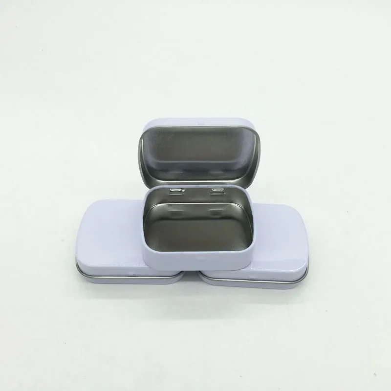 Mint small tin box rectangle white tin gift box sealing plain tin with hinge 58X45X15mm 100pcs/lot
Mint small tin box rectangle white tin gift box sealing plain tin with hinge 58X45X15mm 100pcs/lot