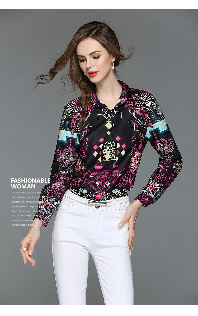 Full Sleeve Shirts 2018 Summer autumn New Luxury Women elegant Shirt Floral Printed Ruffled Collar Women Designer Blouses
Full Sleeve Shirts 2018 Summer autumn New Luxury Women elegant Shirt Floral Printed Ruffled Collar Women Designer Blouses