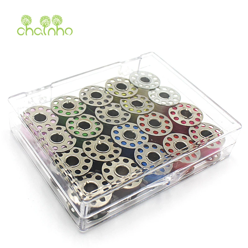 Chainho,10 Color/20Pcs/Box,Metal Sewing Bobbins Spools With Thread,for Sewing Machine Thread/DIY Sewing Tools & Accessory
Chainho,10 Color/20Pcs/Box,Metal Sewing Bobbins Spools With Thread,for Sewing Machine Thread/DIY Sewing Tools & Accessory