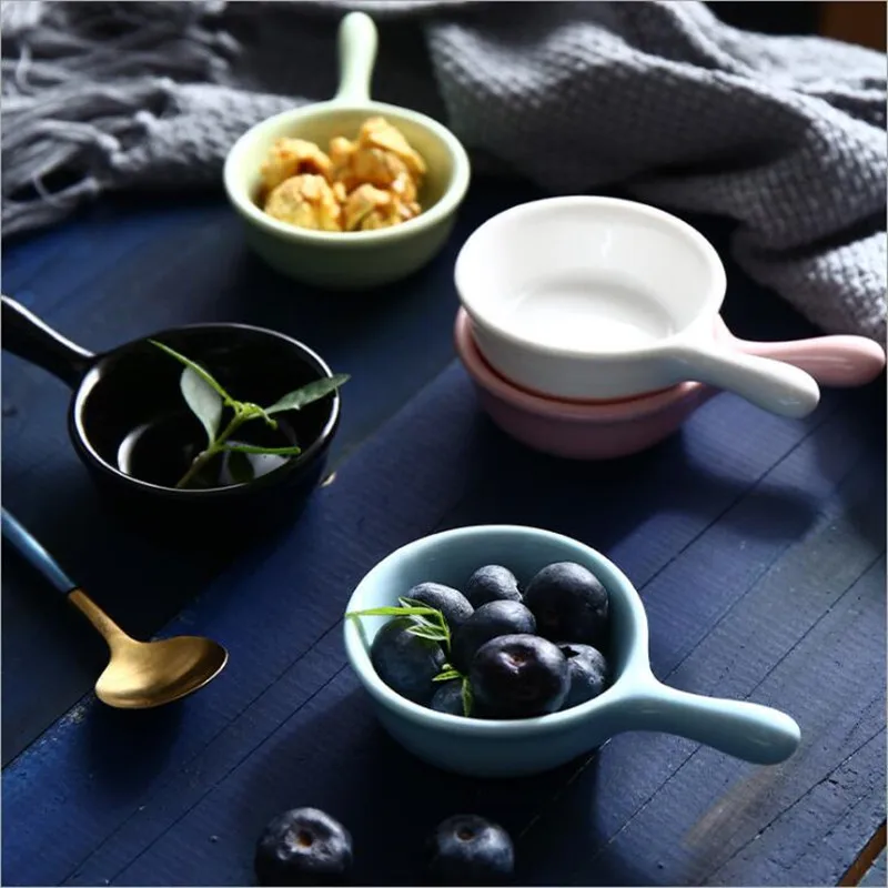 1pc 40ml Japanese-style Glazed Tableware Ceramic Handle Dish Kitchen Multi-purpose Snack Sauce Dish Western Vinegar jam Dish
1pc 40ml Japanese-style Glazed Tableware Ceramic Handle Dish Kitchen Multi-purpose Snack Sauce Dish Western Vinegar jam Dish