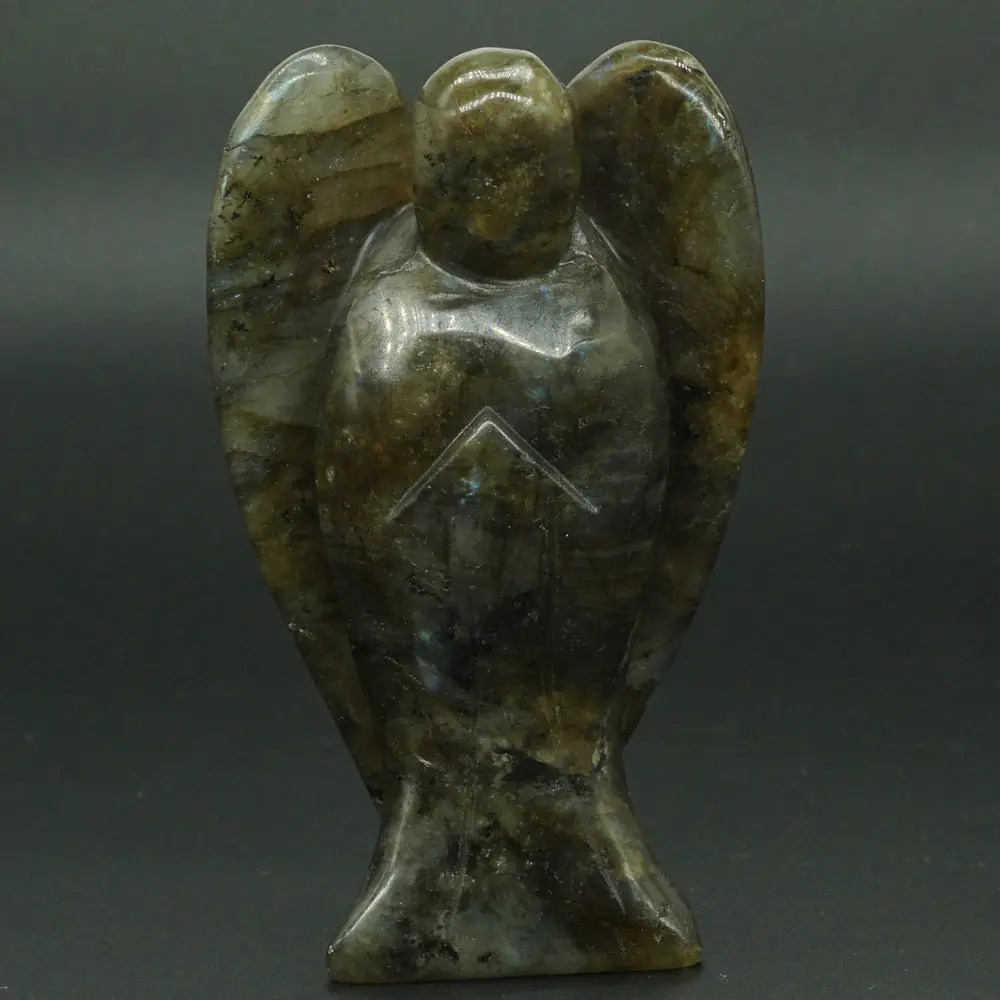 3 Inch Natural Flash Labradorite Crystal Gemstone Carving Angel Statue Lucky Crafts Stone Figurine Chakra Healing Reiki Stone
3 Inch Natural Flash Labradorite Crystal Gemstone Carving Angel Statue Lucky Crafts Stone Figurine Chakra Healing Reiki Stone
