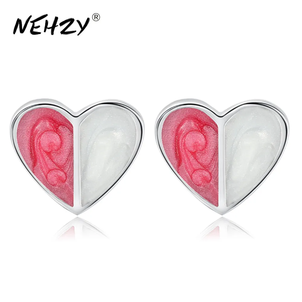 NEHZY S925 Stamp New Woman fashion heart-shaped white stud earrings high quality crystal Epoxy retro jewelry
NEHZY S925 Stamp New Woman fashion heart-shaped white stud earrings high quality crystal Epoxy retro jewelry