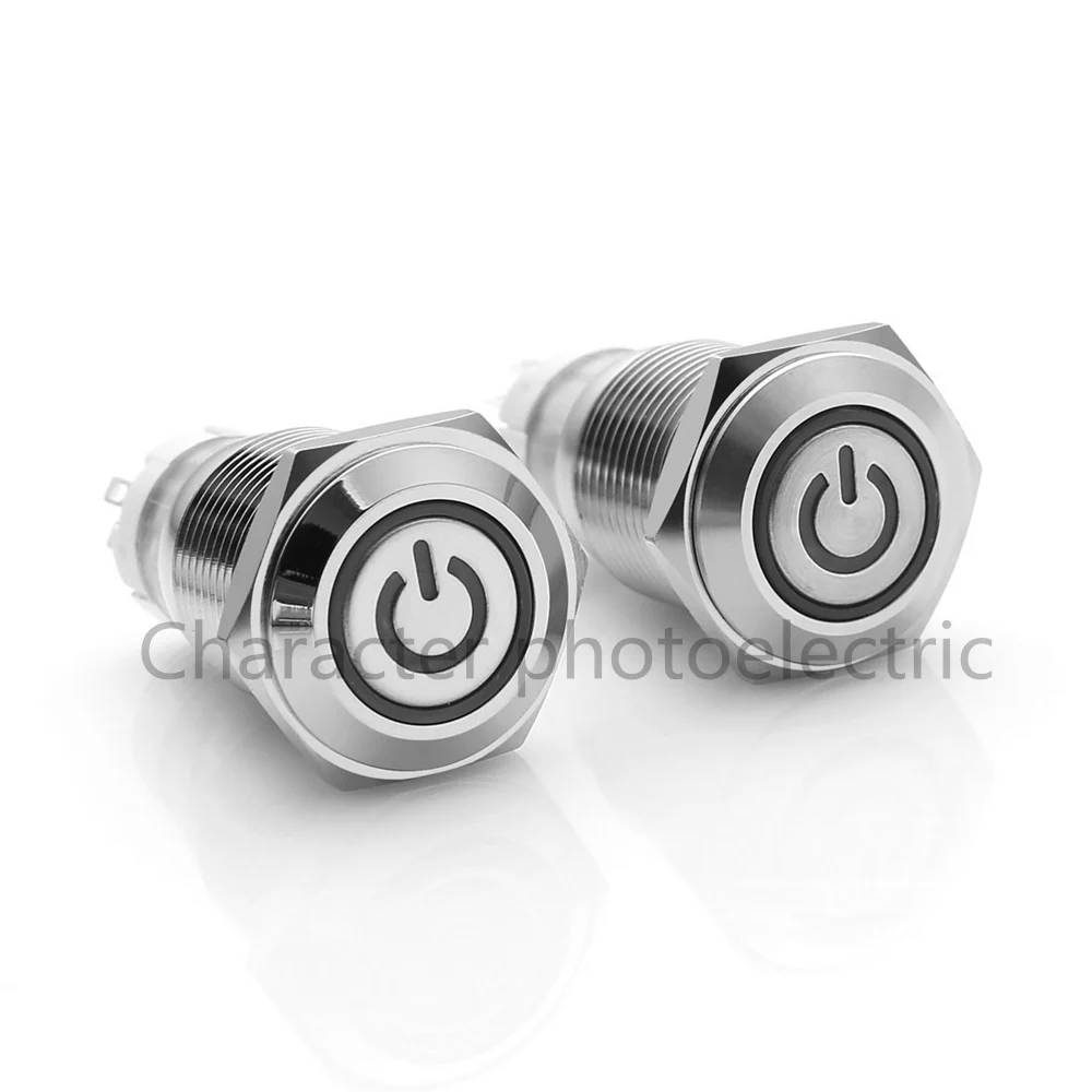 2 pcs 16mm 6V/12V Silver Waterproof stainless steel LED Power Push Button Metal ON/OFF Switch Latching For Car Boat Motor
2 pcs 16mm 6V/12V Silver Waterproof stainless steel LED Power Push Button Metal ON/OFF Switch Latching For Car Boat Motor