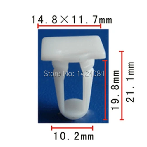 

20x OEM Nylon fort Audi VW Door Trim & Scuff Plate Moulding Clip Retainer 19mmx10mm 191-853-577