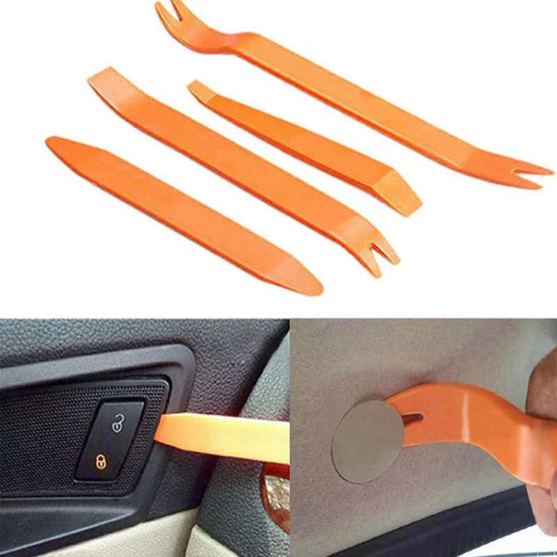 Portable 4pcs Set Car Radio Installation Removal Pry Tools Trim Panel Dash Disassemble Plastic Kit
Portable 4pcs Set Car Radio Installation Removal Pry Tools Trim Panel Dash Disassemble Plastic Kit