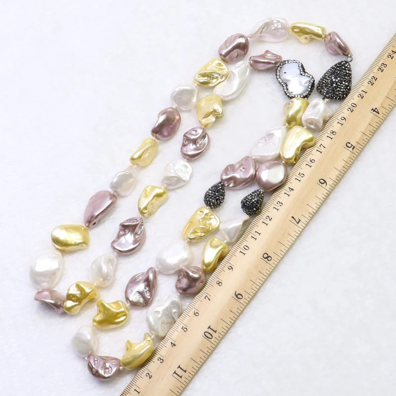 2 Pcs Baroque pearls strand necklace Handmade Pearls jewelry necklace long sweater chain necklace gift for lady 6042
2 Pcs Baroque pearls strand necklace Handmade Pearls jewelry necklace long sweater chain necklace gift for lady 6042