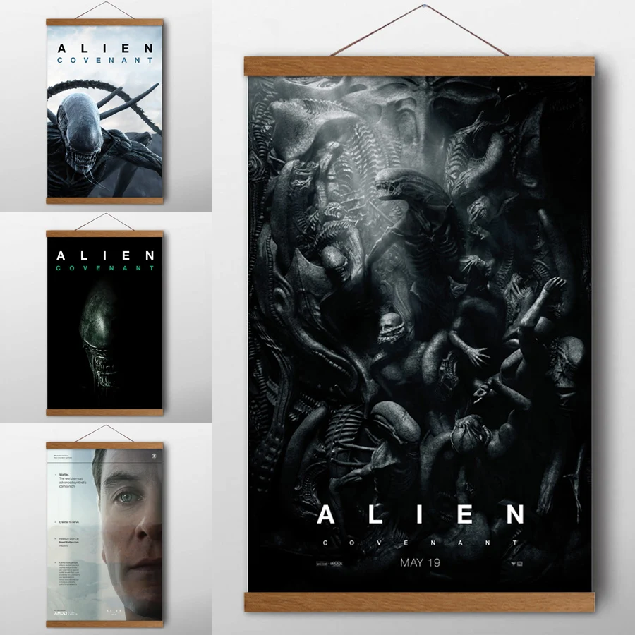Movie Alien Covenant Wall Art Posters Canvas Silk Prints Teak Wood Scrolls Paintings For Living Room Decor
Movie Alien Covenant Wall Art Posters Canvas Silk Prints Teak Wood Scrolls Paintings For Living Room Decor
