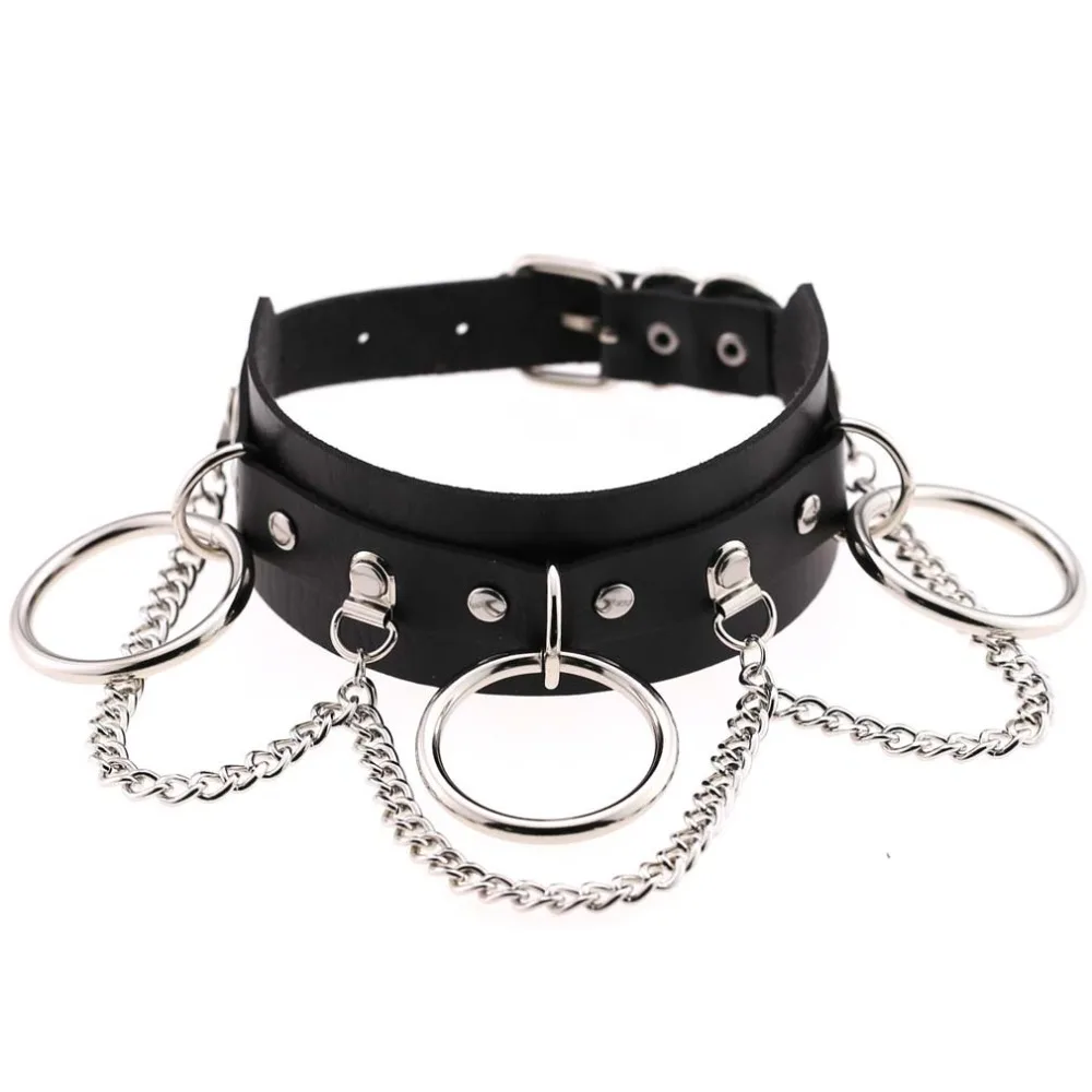 KMVEXO Sexy Harajuku Metal O-Round Punk Leather Choker Necklace Women Chains Statement Gothic Necklaces Club Party Anime Jewelry
KMVEXO Sexy Harajuku Metal O-Round Punk Leather Choker Necklace Women Chains Statement Gothic Necklaces Club Party Anime Jewelry