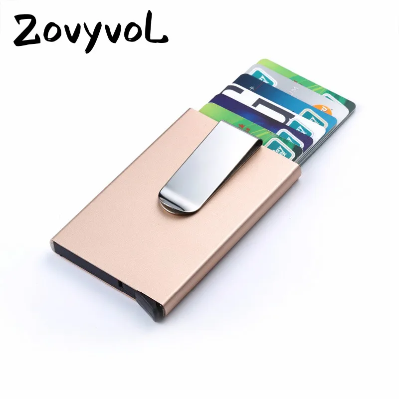 ZOVYVOL 2021 RFID Blocking Metal Wallet Travel Mini Wallet Automatic Men Women Card Holder Slim Aluminum ID Credit Case Money
ZOVYVOL 2021 RFID Blocking Metal Wallet Travel Mini Wallet Automatic Men Women Card Holder Slim Aluminum ID Credit Case Money