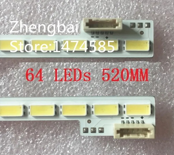 Beented original New 2 PCS*64 LEDS 520mm 48"LED strip SLED 2011SGS48 7030 64 L REV1.0 for LJ64-03260A LTA480HN01 LED48K510G3D
Beented original New 2 PCS*64 LEDS 520mm 48"LED strip SLED 2011SGS48 7030 64 L REV1.0 for LJ64-03260A LTA480HN01 LED48K510G3D