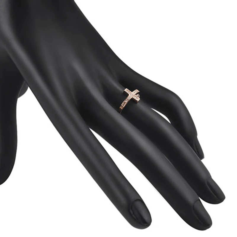 Garilina Best-selling jewelry wholesale hot sale rose gold cross open ring for women Gifts R2275
Garilina Best-selling jewelry wholesale hot sale rose gold cross open ring for women Gifts R2275