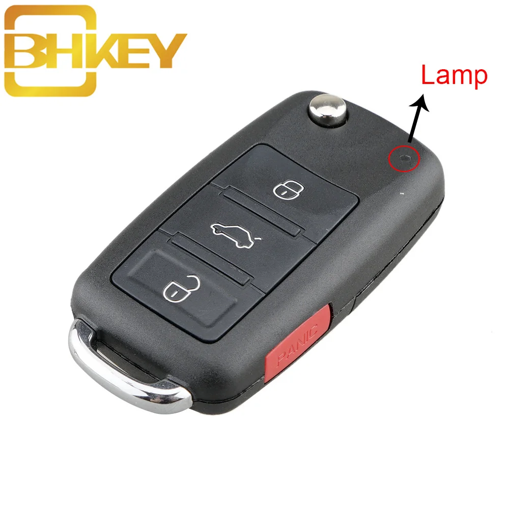 BHKEY 3+1 Buttons Car Remote Key Shell for Volkswagen Phaeton Touareg 2002-2010 Smart Car Key Fob Case Cover
BHKEY 3+1 Buttons Car Remote Key Shell for Volkswagen Phaeton Touareg 2002-2010 Smart Car Key Fob Case Cover