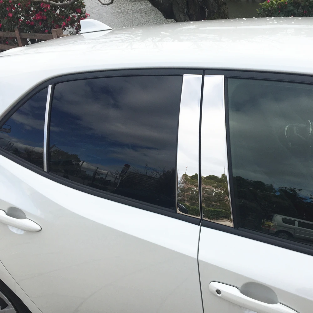 JY 8pcs SUS304 Stainless Steel Polished Window Pillar Garnish Molding Trim Cover for Toyota Corolla Sport Hatchback 2019
JY 8pcs SUS304 Stainless Steel Polished Window Pillar Garnish Molding Trim Cover for Toyota Corolla Sport Hatchback 2019