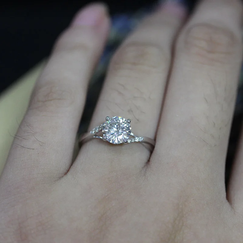 Dupuy 2018 New Ring Round Cut 6.5mm 1.0ct Engagement Wedding Ring 14k White Gold For Women Classic Diamond Wedding Bands D180358
Dupuy 2018 New Ring Round Cut 6.5mm 1.0ct Engagement Wedding Ring 14k White Gold For Women Classic Diamond Wedding Bands D180358
