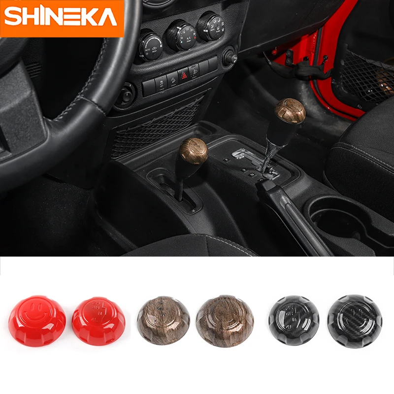 SHINEKA Handle Gear Shift Knob Shifter Handball Brake Cover Gear lever Decorative Cover Cap ABS for Jeep wrangler JK 2007-2017
SHINEKA Handle Gear Shift Knob Shifter Handball Brake Cover Gear lever Decorative Cover Cap ABS for Jeep wrangler JK 2007-2017