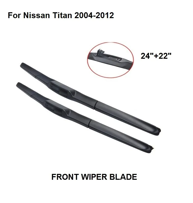 Щетки стеклоочистителя для Nissan Titan 2004-2012 24 дюйма + 22 дюйма, из натурального каучука
Щетки стеклоочистителя для Nissan Titan 2004-2012 24 дюйма + 22 дюйма, из натурального каучука