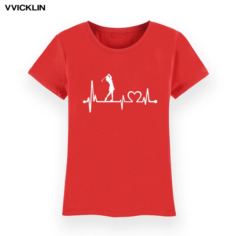 Ladies Golf Heartbeat Lifeline Funny Print T Shirt Women's Summer Cotton Short Sleeve Streetwear T- Shirt Casual O-neck Top Tee
Ladies Golf Heartbeat Lifeline Funny Print T Shirt Women's Summer Cotton Short Sleeve Streetwear T- Shirt Casual O-neck Top Tee
