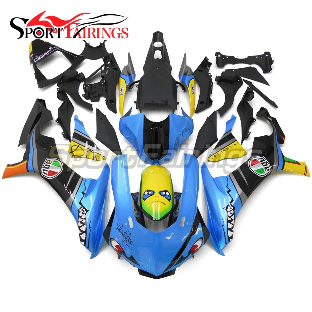 Полный обтекатель для Yamaha YZF-R1 15 16 R1 2015 2016 комплект обтекателей инъекционные мотоциклетные Обтекатели из АБС-пластика синие желтые Обтекатели Новинка
Полный обтекатель для Yamaha YZF-R1 15 16 R1 2015 2016 комплект обтекателей инъекционные мотоциклетные Обтекатели из АБС-пластика синие желтые Обтекатели Новинка