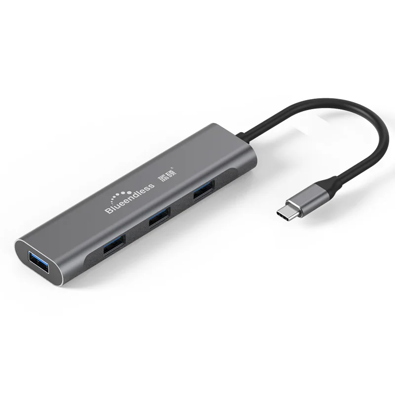 Blueendless usb c hub USB3.1 Type C to 4 port USB3.0 High Speed usb support 5Gbps For MacBook pro type c Hub
Blueendless usb c hub USB3.1 Type C to 4 port USB3.0 High Speed usb support 5Gbps For MacBook pro type c Hub