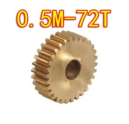 2Pieces/Lot 0.5M-72Teeth Plane Spur Copper Mold Small Modulus Gear--Diameter:37mm Hole d:5mm
2Pieces/Lot 0.5M-72Teeth Plane Spur Copper Mold Small Modulus Gear--Diameter:37mm Hole d:5mm