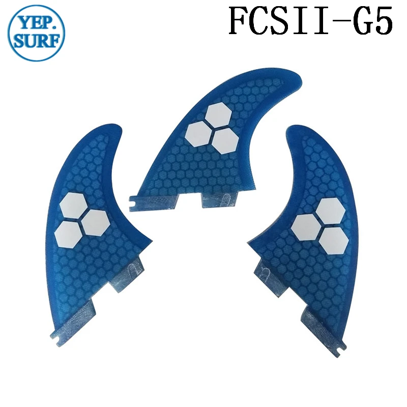 Surf Fins FCS2 G5 Fin Honeycomb Surfboard Fin Blue color surfing fin Quilhas thruster surf accessories
Surf Fins FCS2 G5 Fin Honeycomb Surfboard Fin Blue color surfing fin Quilhas thruster surf accessories