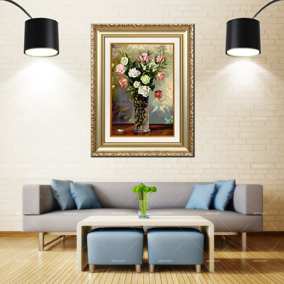 Artcozy Золотая рамка абстрактный бодегон de un florero Водонепроницаемая Картина на холсте для домашнего декора
Artcozy Золотая рамка абстрактный бодегон de un florero Водонепроницаемая Картина на холсте для домашнего декора