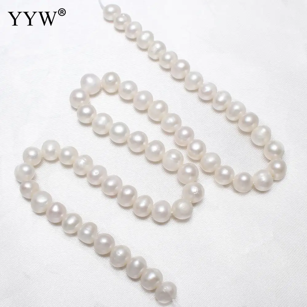 8mm Cultured Potato Freshwater Pearl Beads Natural White Pearl Beads For Bracelets Necklace DIY Making Jewelry Accessories 38cm
8mm Cultured Potato Freshwater Pearl Beads Natural White Pearl Beads For Bracelets Necklace DIY Making Jewelry Accessories 38cm