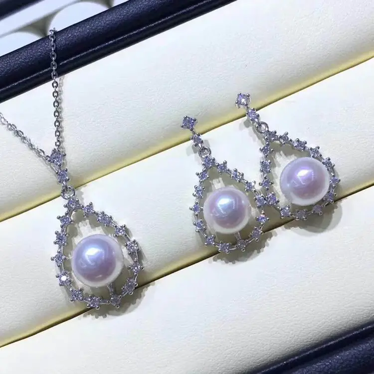 925 Sterling Silver Pearl Party Pendant Earrings Set Findings Exquisite Jewelry Set Parts Fittings Women's Accessories
925 Sterling Silver Pearl Party Pendant Earrings Set Findings Exquisite Jewelry Set Parts Fittings Women's Accessories
