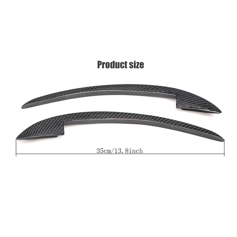 2PCS/Set Carbon Fiber front bumper wing canards for Ferrari 458 Base Coupe 2-Door 2011-2013 Creative Stickers Car Accessories
2PCS/Set Carbon Fiber front bumper wing canards for Ferrari 458 Base Coupe 2-Door 2011-2013 Creative Stickers Car Accessories
