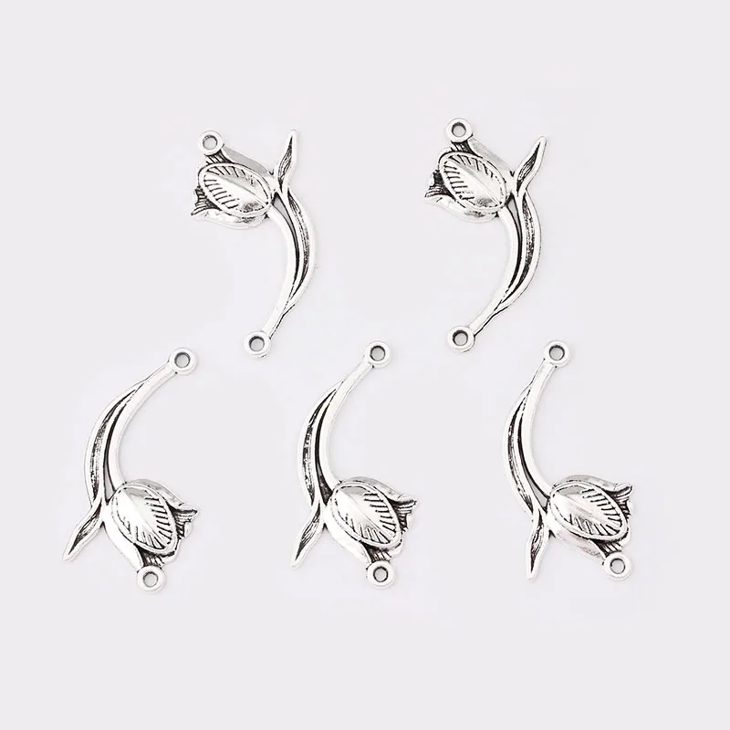 20pcs Antique Silver Color Alloy Flower Connector Charms Pendants For DIY Bracelet Necklace Jewelry Findings
20pcs Antique Silver Color Alloy Flower Connector Charms Pendants For DIY Bracelet Necklace Jewelry Findings