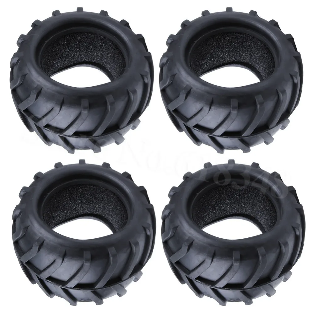 4pcs/lot Rubber Tire OD :82mm ID:52mm Width:46mm with foam inserts for RC 1/16 Monster Truck
4pcs/lot Rubber Tire OD :82mm ID:52mm Width:46mm with foam inserts for RC 1/16 Monster Truck