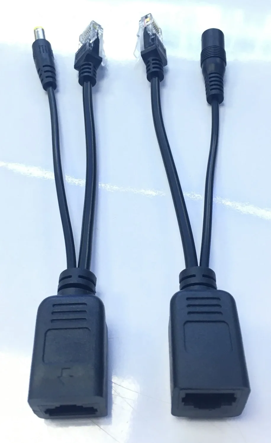 POE кабель Адаптерный кабель Разветвитель Инжектор Модуль питания 12-48 В POwer over Ethernet для IP-камеры Переключатель включен.