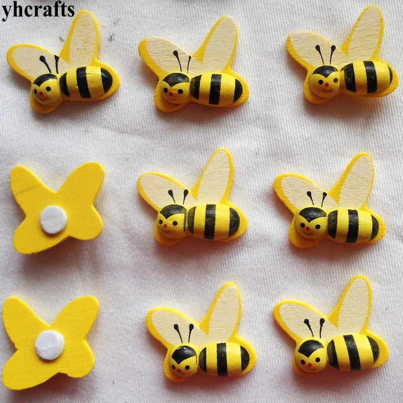100PCS/LOT.3D yellow honeybee wood stickers Spring crafts Garden decoration Fridge stickers Microlandschaft Plant flowerpot DIY
100PCS/LOT.3D yellow honeybee wood stickers Spring crafts Garden decoration Fridge stickers Microlandschaft Plant flowerpot DIY