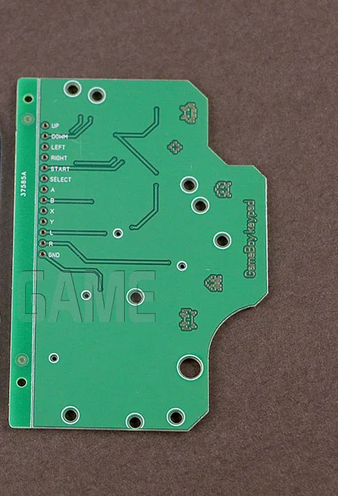 Для Nintendo Game Boy DMG 01 6 кнопочный контроллер платы общего заземления со стеклянным