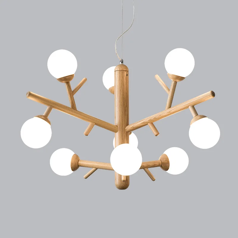 Branch chandelier Nordic modern bedroom solid wood living room table magic beans molecular lamp
Branch chandelier Nordic modern bedroom solid wood living room table magic beans molecular lamp